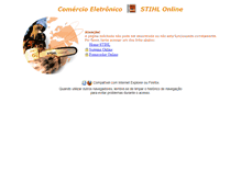 Tablet Screenshot of online.stihl.com.br