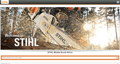 Desktop Screenshot of m.stihl.co.za